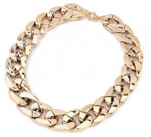 golden chain necklace01